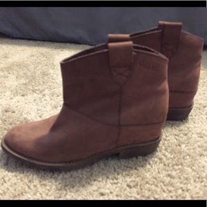 Faux Heel ankle cowboy boots